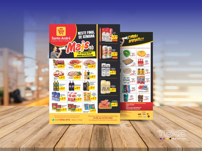 Supermercado Santo André Gráfica Teke